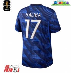 Francia William Saliba #17 Primera Equipación Mundial 2026 Manga Corta